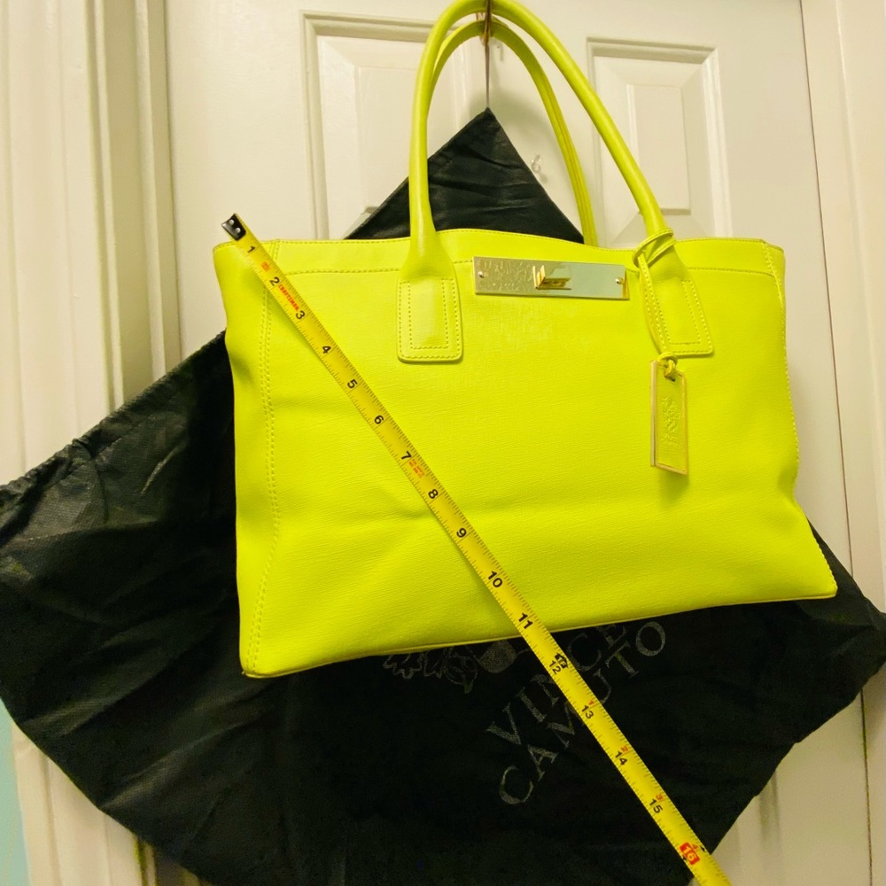 ENC Vince Camuto geniune leather Alex Tote Bag - Picture 7 of 15